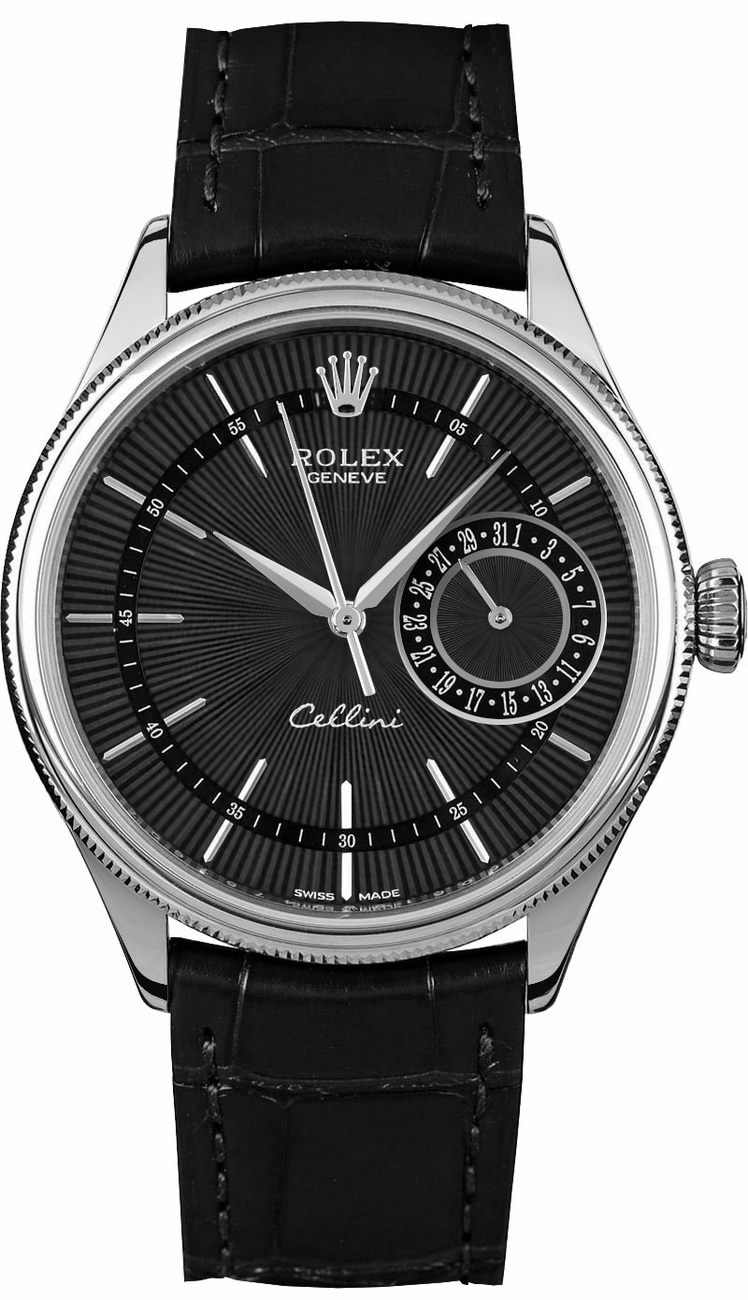 Rolex Cellini Self winding Automatic Black Mens Watch 50519-0007 