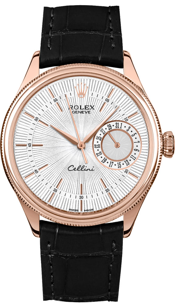 Rolex Cellini Self winding Automatic Silver Mens Watch 50515-0009 