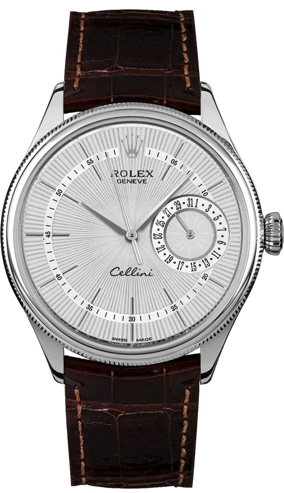 Rolex Cellini Self winding Automatic Silver Mens Watch 50519-0012 