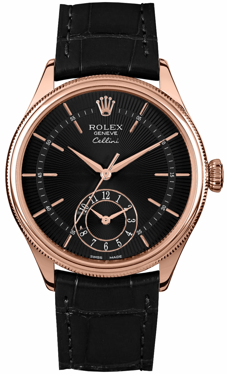 Rolex Cellini Self winding Automatic Black Mens Watch 50525-0011 
