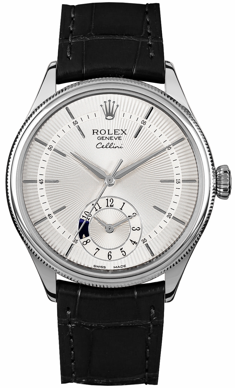Rolex Cellini Self winding Automatic Silver Mens Watch 50529-SLV 