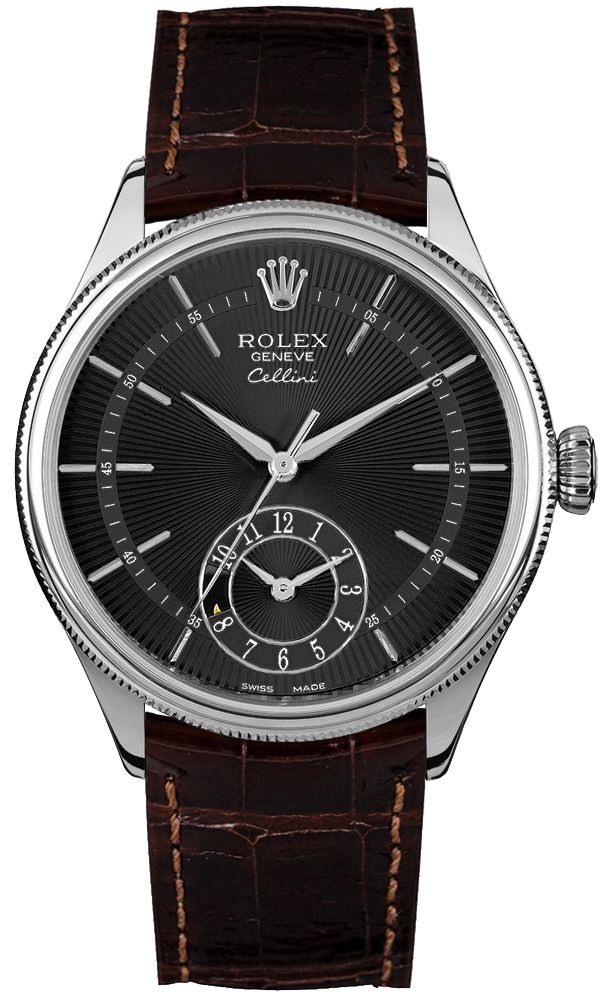 Rolex Cellini Self winding Automatic Black Mens Watch 50529-0010 