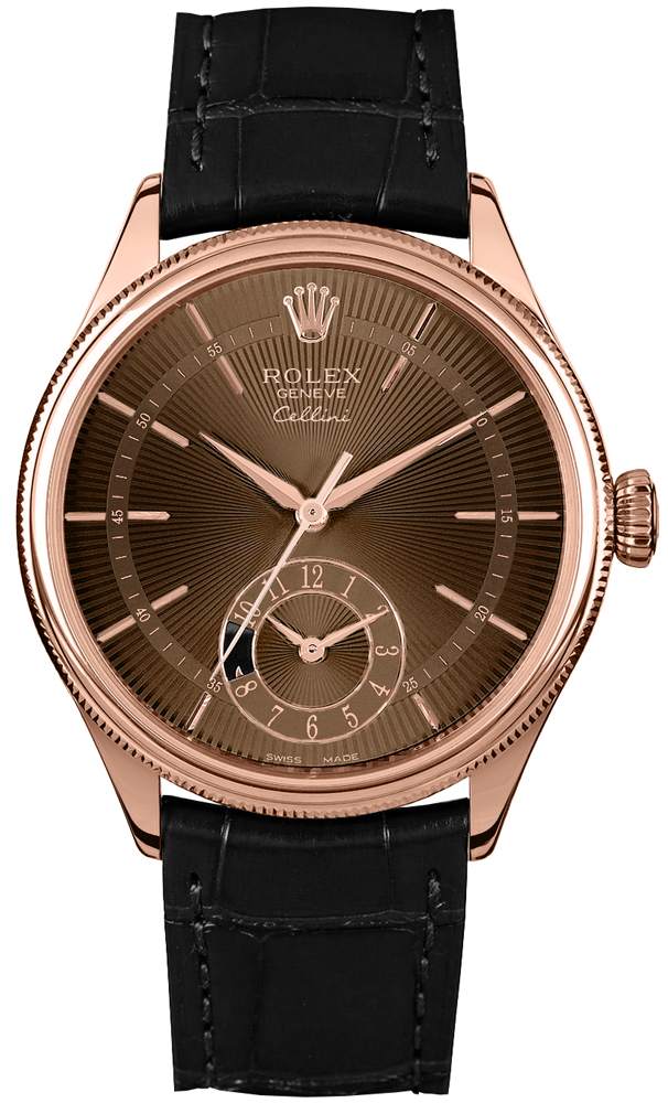 Rolex Cellini Self winding Automatic Brown Mens Watch 50525-0016 