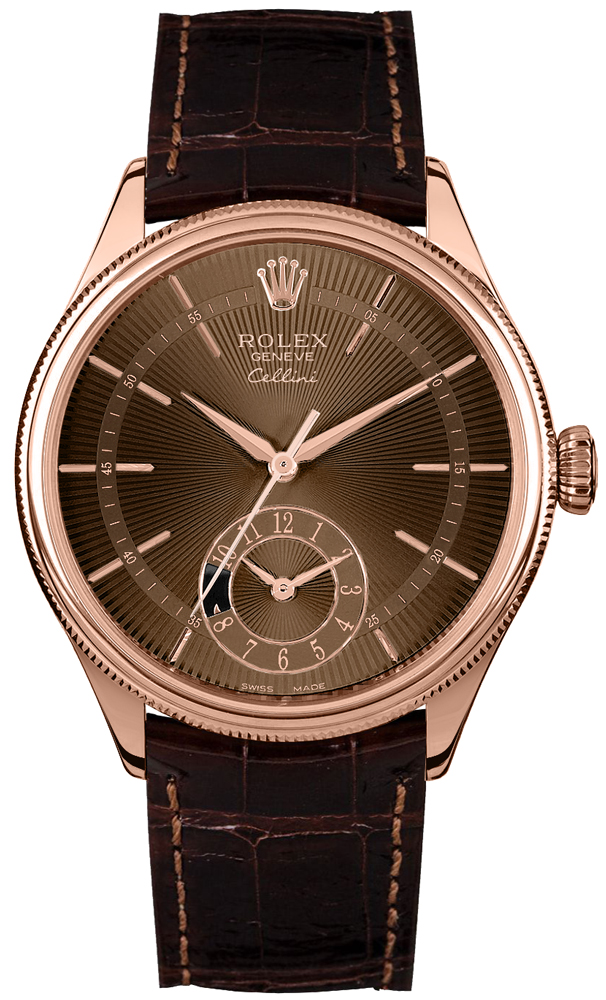 Rolex Cellini Self winding Automatic Brown Mens Watch 50525-0015 
