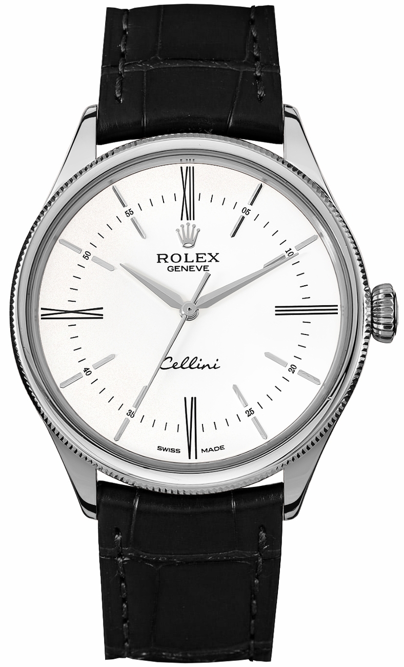 Rolex Cellini White Watch 50509-WHTBK 