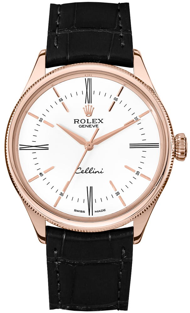 Rolex Cellini Self winding Automatic White Mens Watch 50505-0021 
