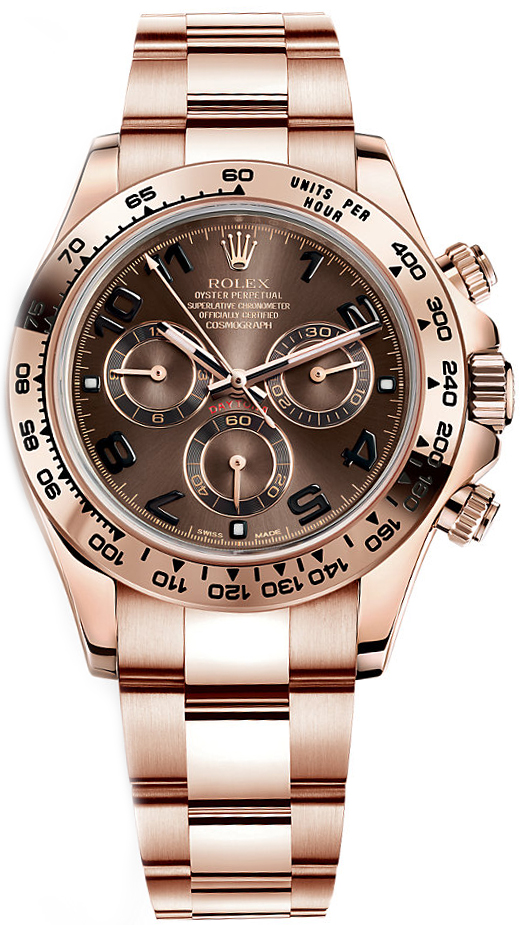 Rolex Cosmograph Daytona Self winding Automatic Rose Mens Watch 116505-0004 