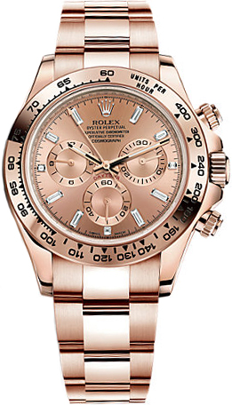 Rolex Cosmograph Daytona Self winding Automatic Pink Mens Watch 116505-0017 