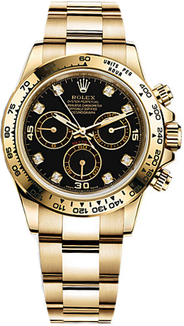Rolex Cosmograph Daytona Self winding Automatic Black Mens Watch 116508-0008 