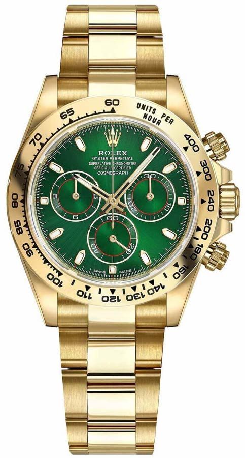 Rolex Cosmograph Daytona Self winding Automatic Green Mens Watch 116508-0013 