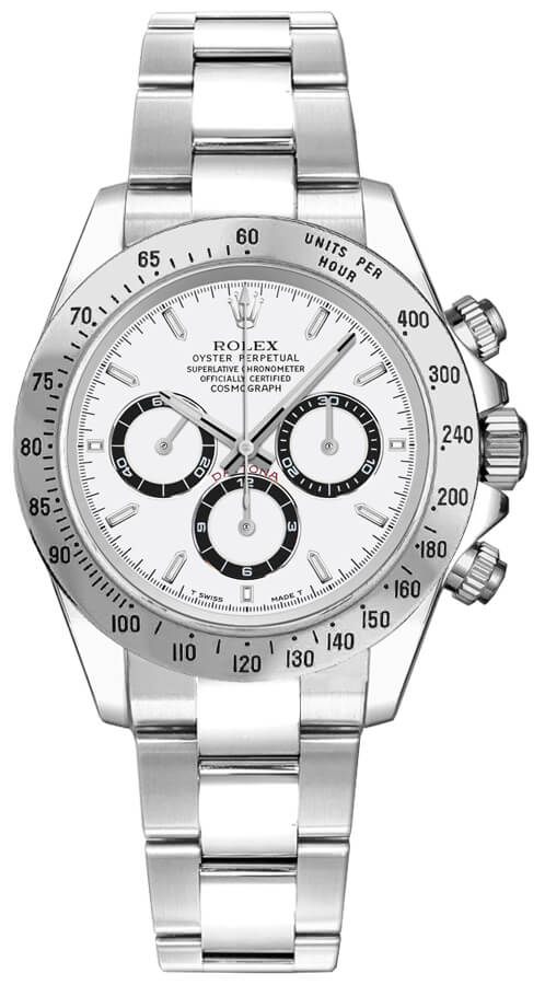 Rolex Cosmograph Daytona Self winding Automatic White Watch 16520-WHITE 