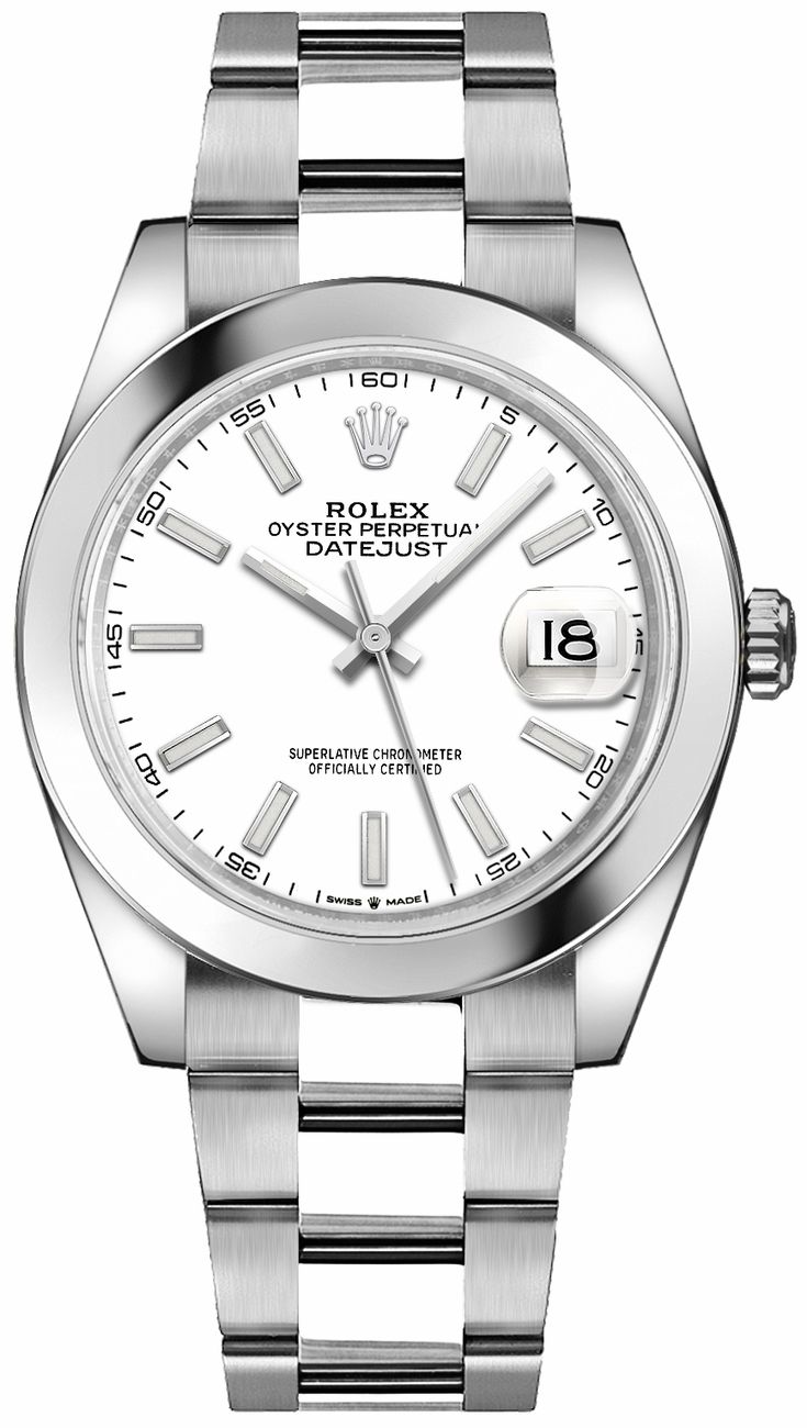 Rolex Datejust Self winding Automatic White Mens Watch 126300-0005 