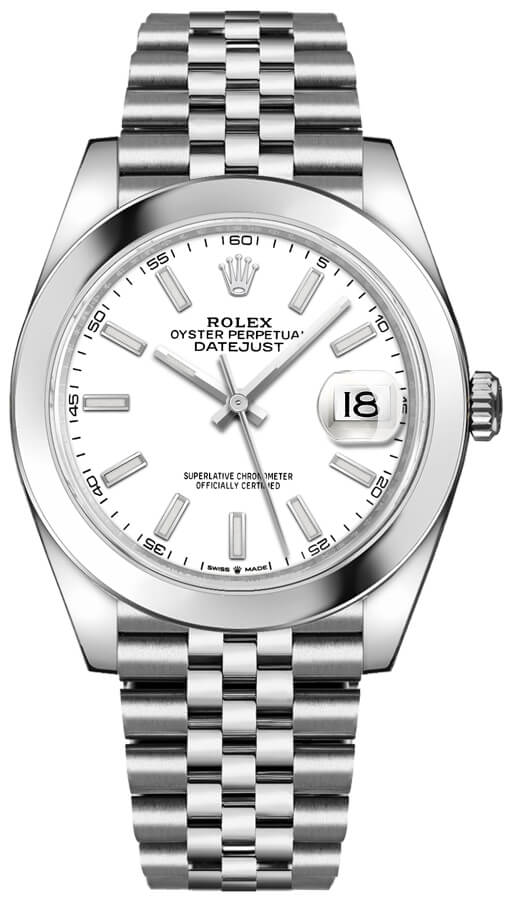 Rolex Datejust Self winding Automatic White Mens Watch 126300-0006 