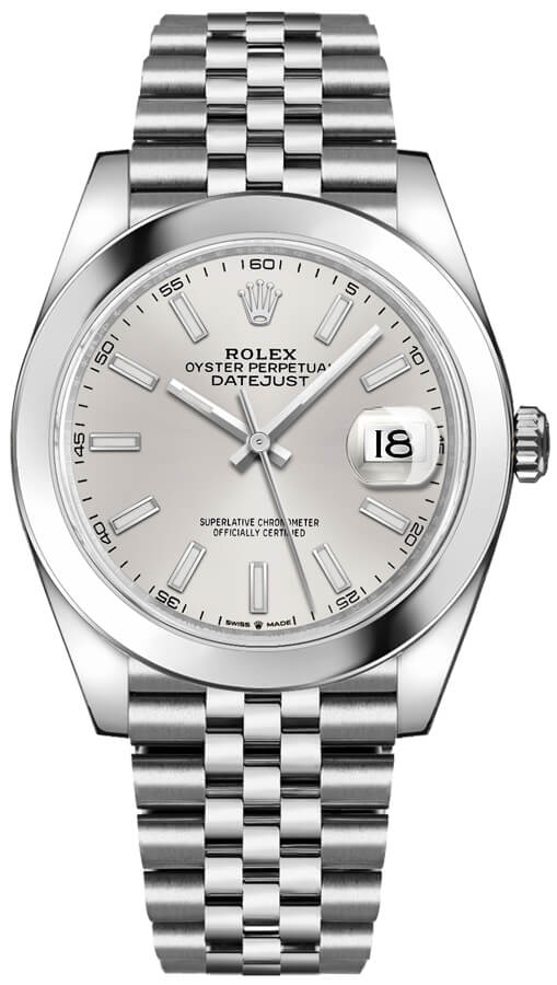 Rolex Datejust Self winding Automatic Silver Mens Watch 126300-0004 