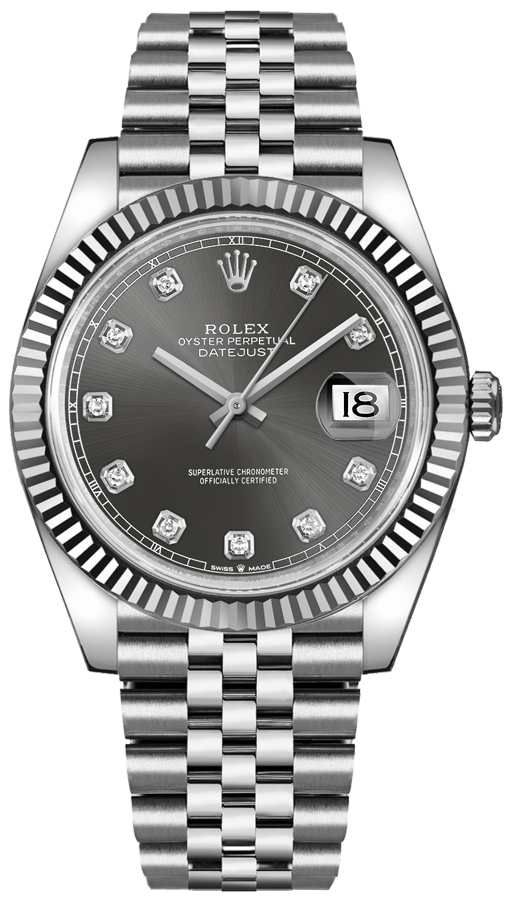 Rolex Datejust Self winding Automatic Grey Mens Watch 126334-0006 