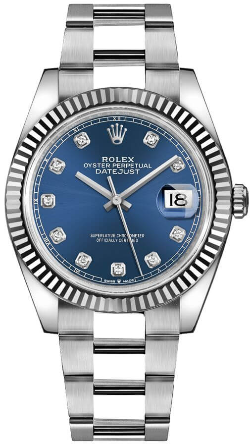 Rolex Datejust Self winding Automatic Blue Mens Watch 126334-0015 