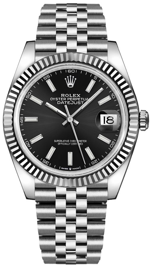 Rolex Datejust 41 Black Dial Men's Watch 126334-0018 