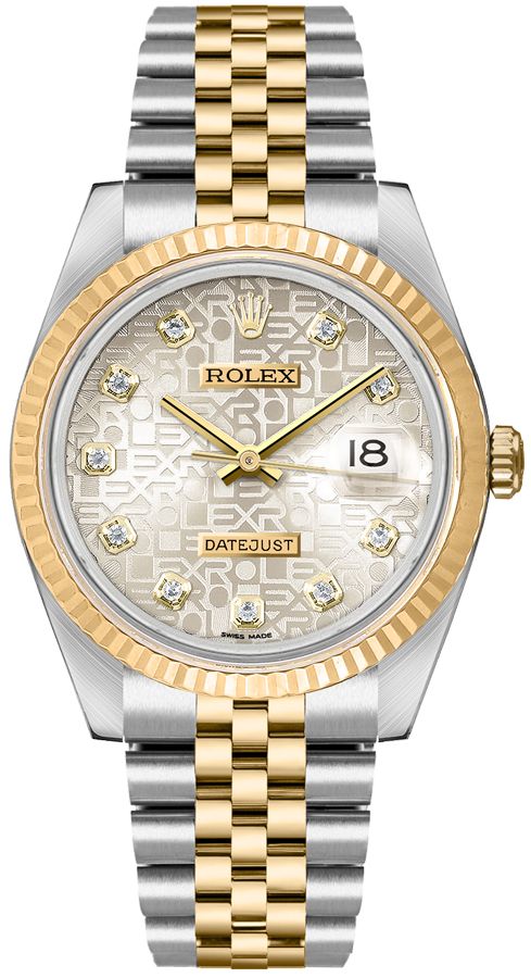 Rolex Datejust Self winding Automatic Silver Unisex Watch 16233-SLVDJJ 