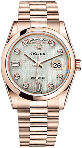Rolex Day-Date Self winding Automatic White Watch 118205-MOPXDP 