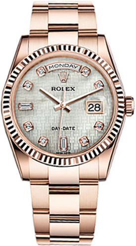 Rolex Day-Date Self winding Automatic Champagne Watch 118235-0112 