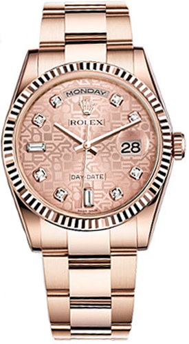 Rolex Day-Date Self winding Automatic Pink Ladies Watch 118235-0057 