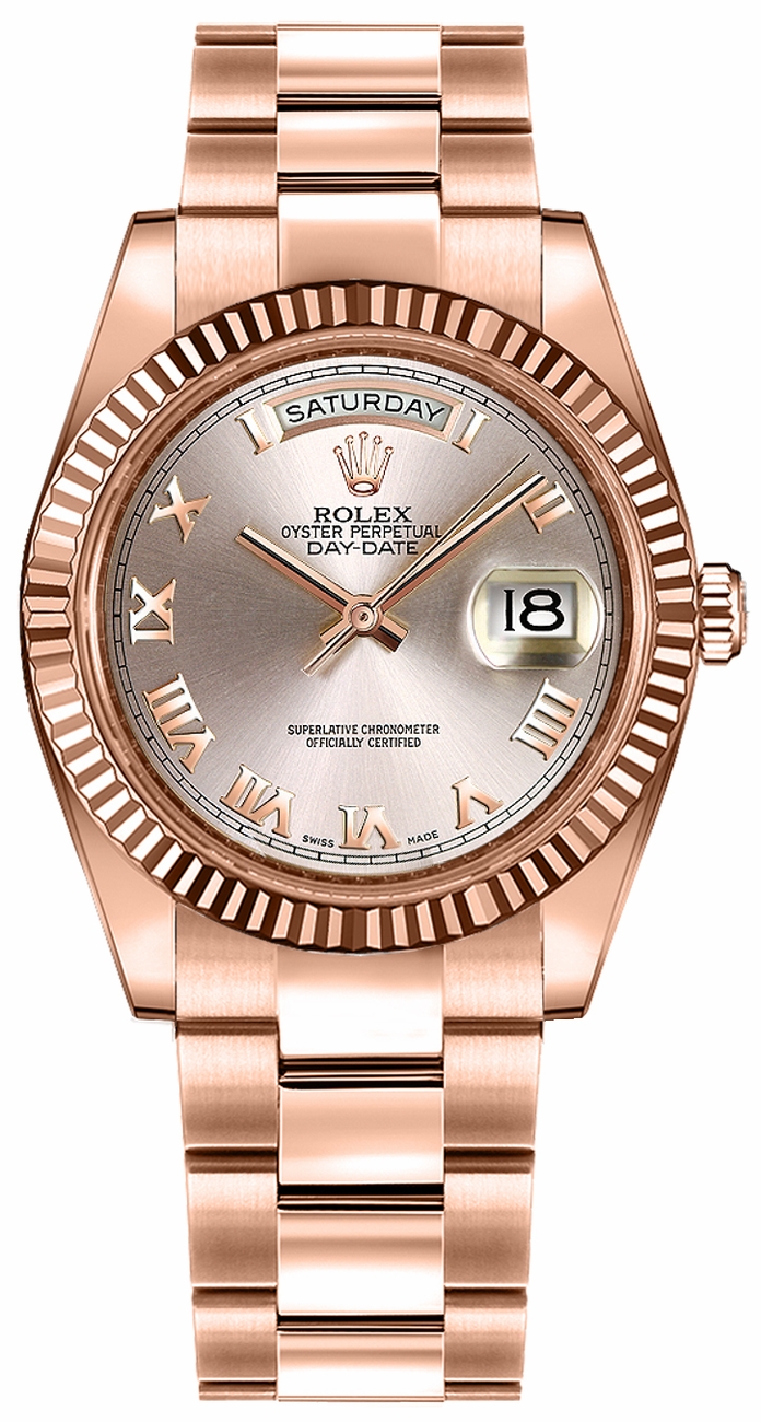 Rolex Day-Date Self winding Automatic Pink Watch 118235-PNKRO 