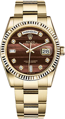Rolex Day-Date Self winding Automatic Brown Watch 118238-0420 