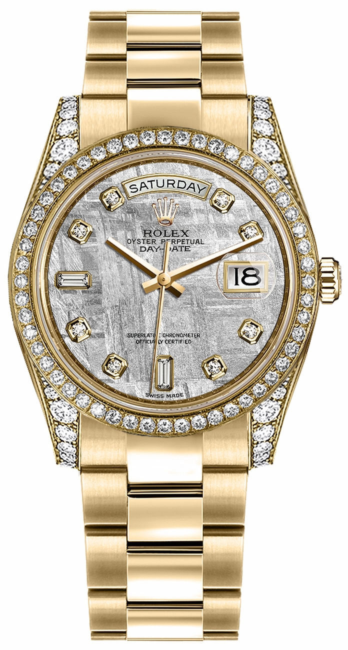 Rolex Day-Date Self winding Automatic Grey Ladies Watch 118388-0127 