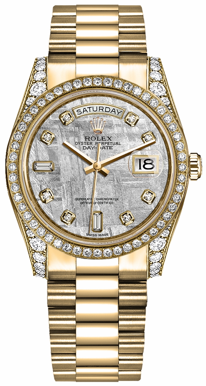 Rolex Day-Date Self winding Automatic Grey Ladies Watch 118388-0020 