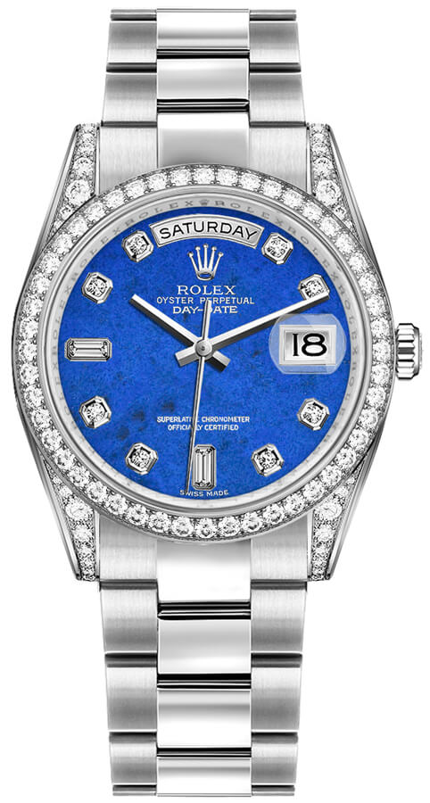 Rolex Day-Date Self winding Automatic Blue Watch 118389-0086 