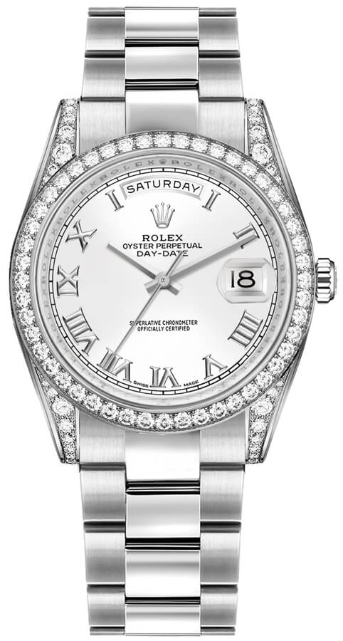 Rolex Day-Date Self winding Automatic White Unisex Watch 118389-0119 