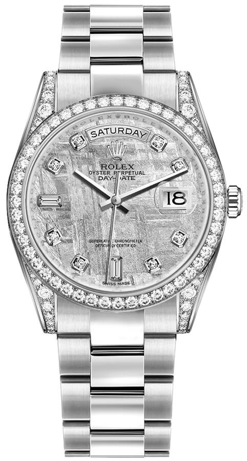 Rolex Day-Date Self winding Automatic Grey Watch 118389-0105 