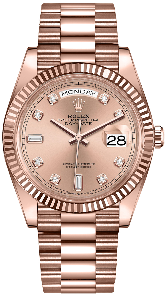 Rolex Day-Date Self winding Automatic Pink Ladies Watch 128235-0009 