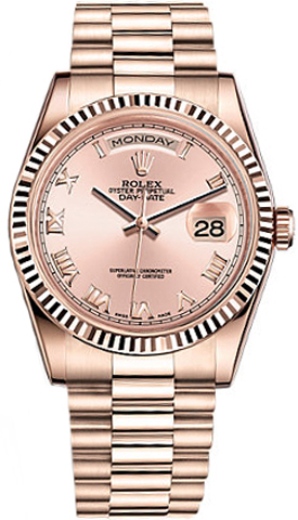 Rolex Day-Date Self winding Automatic Pink Watch 118235-PNKRP 
