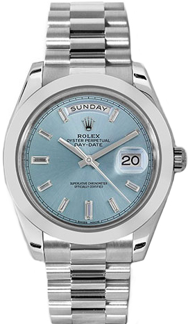 Rolex Day-Date Self winding Automatic Chronometer Blue Watch 228206-0002 