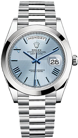 Rolex Day-Date Self winding Automatic Blue Mens Watch 228206-0001 