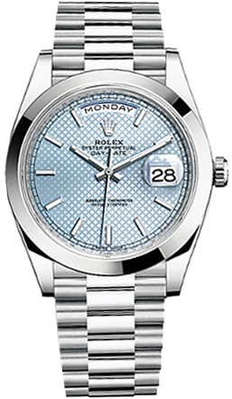 Rolex Day-Date Self winding Automatic Blue Mens Watch 228206-0004 