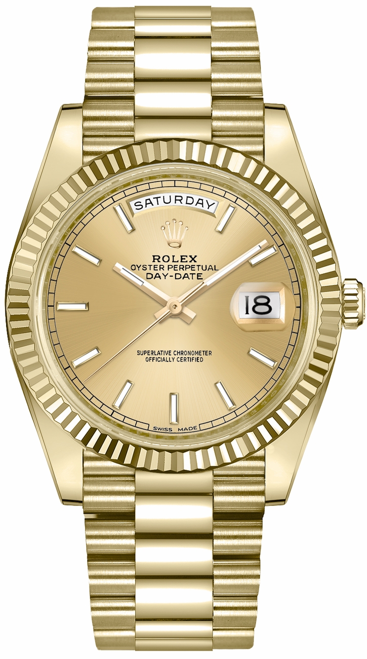 Rolex Day-Date Self winding Automatic Champagne Mens Watch 228238-0003 