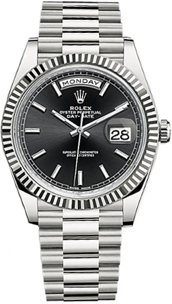 Rolex Day-Date Self winding Automatic Black Watch 228239-0004 