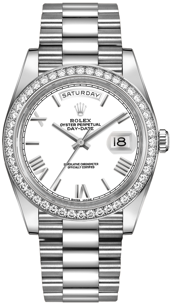 Rolex Day-Date Self winding Automatic White Mens Watch 228349RBR-0039 