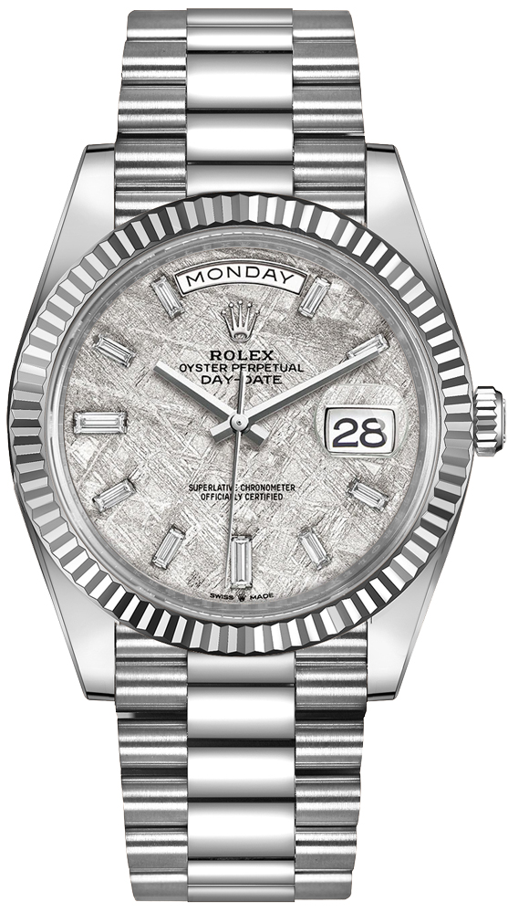 Rolex Day-Date Self winding Automatic Grey Mens Watch 228239-0055 