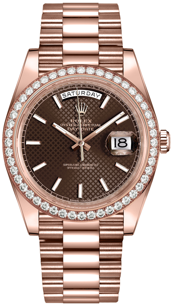 Rolex Day-Date Self winding Automatic Brown Mens Watch 228345RBR-0005 
