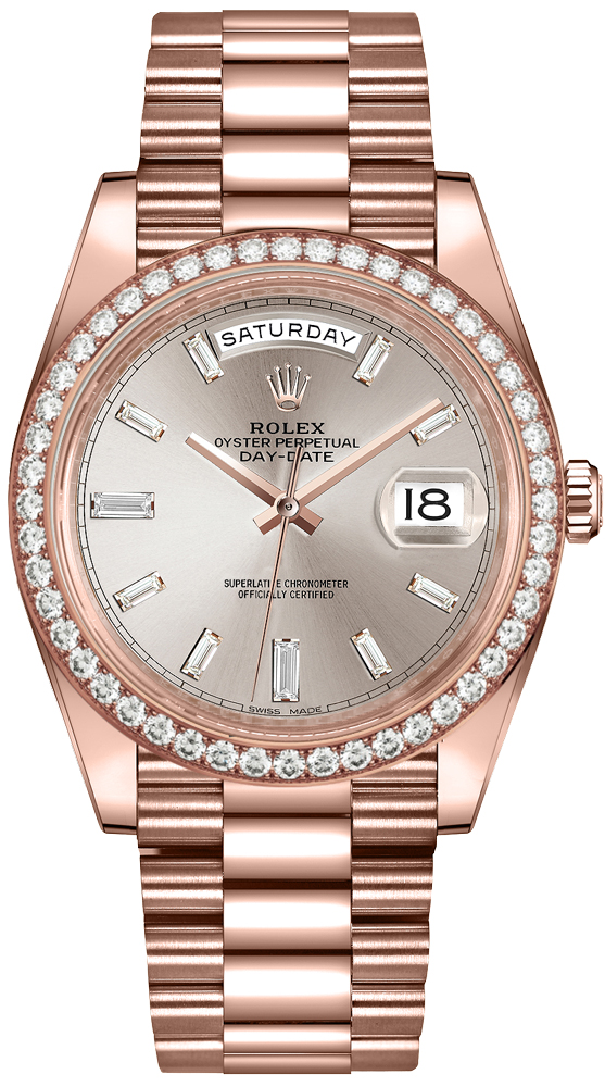 Rolex Day-Date Self winding Automatic Sundust Mens Watch 228345RBR-0007 