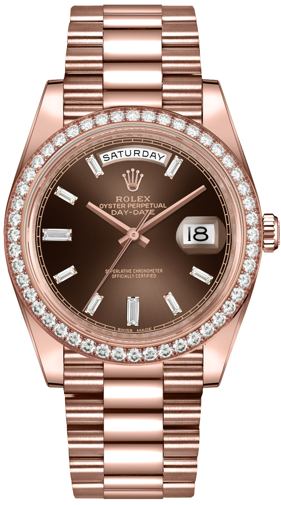 Rolex Day-Date Self winding Automatic Brown Mens Watch 228345RBR-0006 