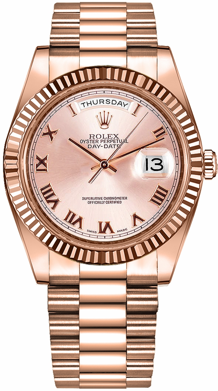 Rolex Day-Date Self winding Automatic Pink Watch 218235-PNKRP 