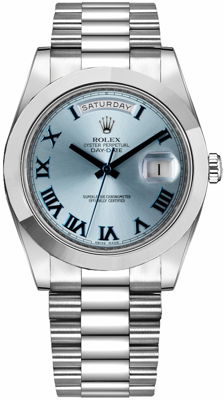 Rolex Day-Date Self winding Automatic Blue Mens Watch 218206-BLUBRP 