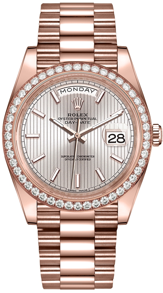 Rolex Day-Date Self winding Automatic Sundust Mens Watch 228345RBR-0010 