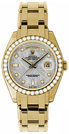 Rolex Day-Date Grey Mens Watch 18948-METDDO 