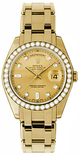 Rolex Day-Date Self winding Automatic Champagne Mens Watch 18948-CHPDDO 