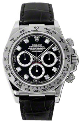 Rolex Cosmograph Daytona Self winding Automatic Chronometer Black Watch 116519-BLK-D 